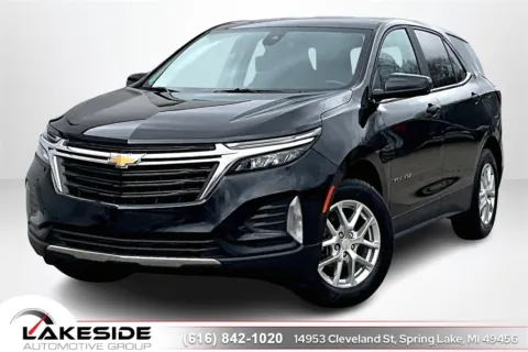 Black 2022 Chevrolet Equinox LT for sale in Spring Lake, MI