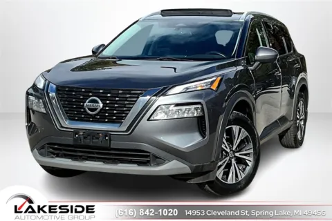 Gray 2021 Nissan Rogue SV for sale in Spring Lake, MI