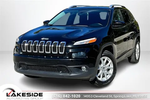 Black 2017 Jeep Cherokee Latitude for sale in Spring Lake, MI
