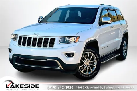 White 2016 Jeep Grand Cherokee Limited for sale in Spring Lake, MI