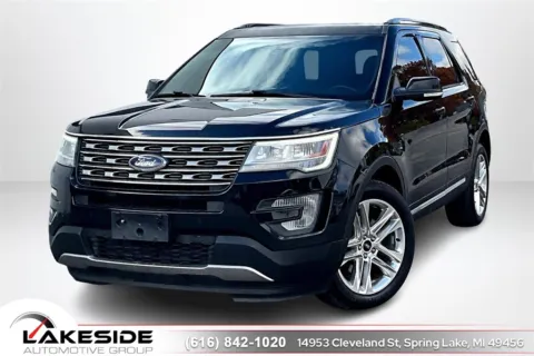 Black 2017 Ford Explorer XLT for sale in Spring Lake, MI