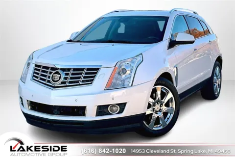 White 2013 Cadillac SRX Premium for sale in Spring Lake, MI