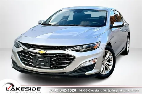 Silver 2020 Chevrolet Malibu LT for sale in Spring Lake, MI