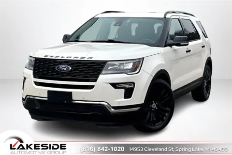 White 2018 Ford Explorer Sport for sale in Spring Lake, MI