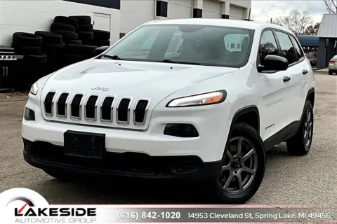 White 2016 Jeep Cherokee Sport for sale in Spring Lake, MI