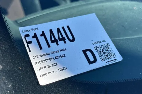 Another view of 2015 Nissan Versa Note SR for sale in San Diego, CA at Mossy Ford