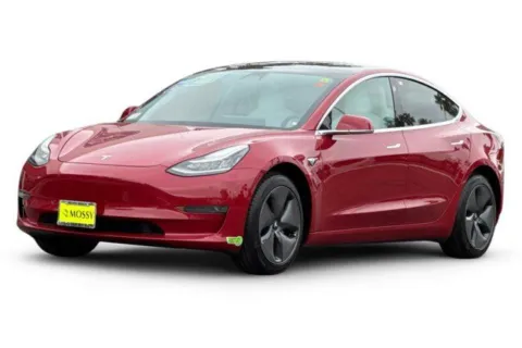Red 2020 Tesla Model 3 Standard Range Plus for sale in San Diego, CA