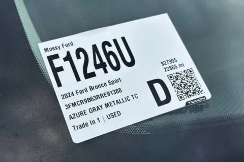 More photos of 2024 Ford Bronco Sport Big Bend at Mossy Ford, CA