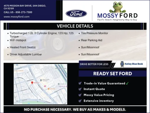 Another view of 2021 Ford EcoSport SE for sale in San Diego, CA at Mossy Ford