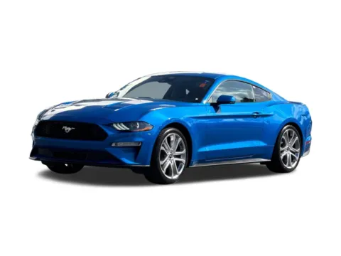 Blue 2021 Ford Mustang EcoBoost Premium for sale in San Diego, CA
