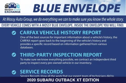 More photos of 2020 Subaru Outback Onyx Edition XT at Mossy Ford, CA