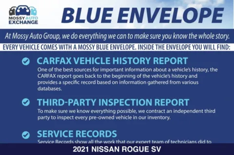 More photos of 2021 Nissan Rogue SV at Mossy Ford, CA