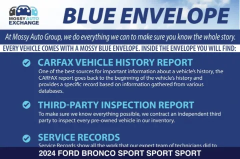 Photos of 2024 Ford Bronco Sport Big Bend for sale in San Diego, CA at Mossy Ford