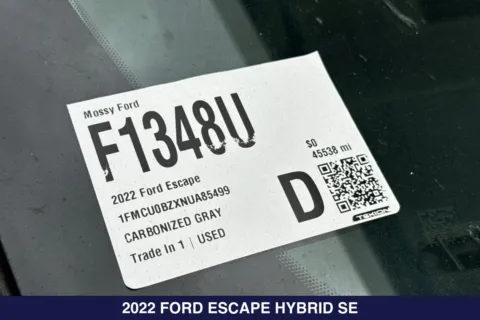 Photos of 2022 Ford Escape Hybrid SE for sale in San Diego, CA at Mossy Ford