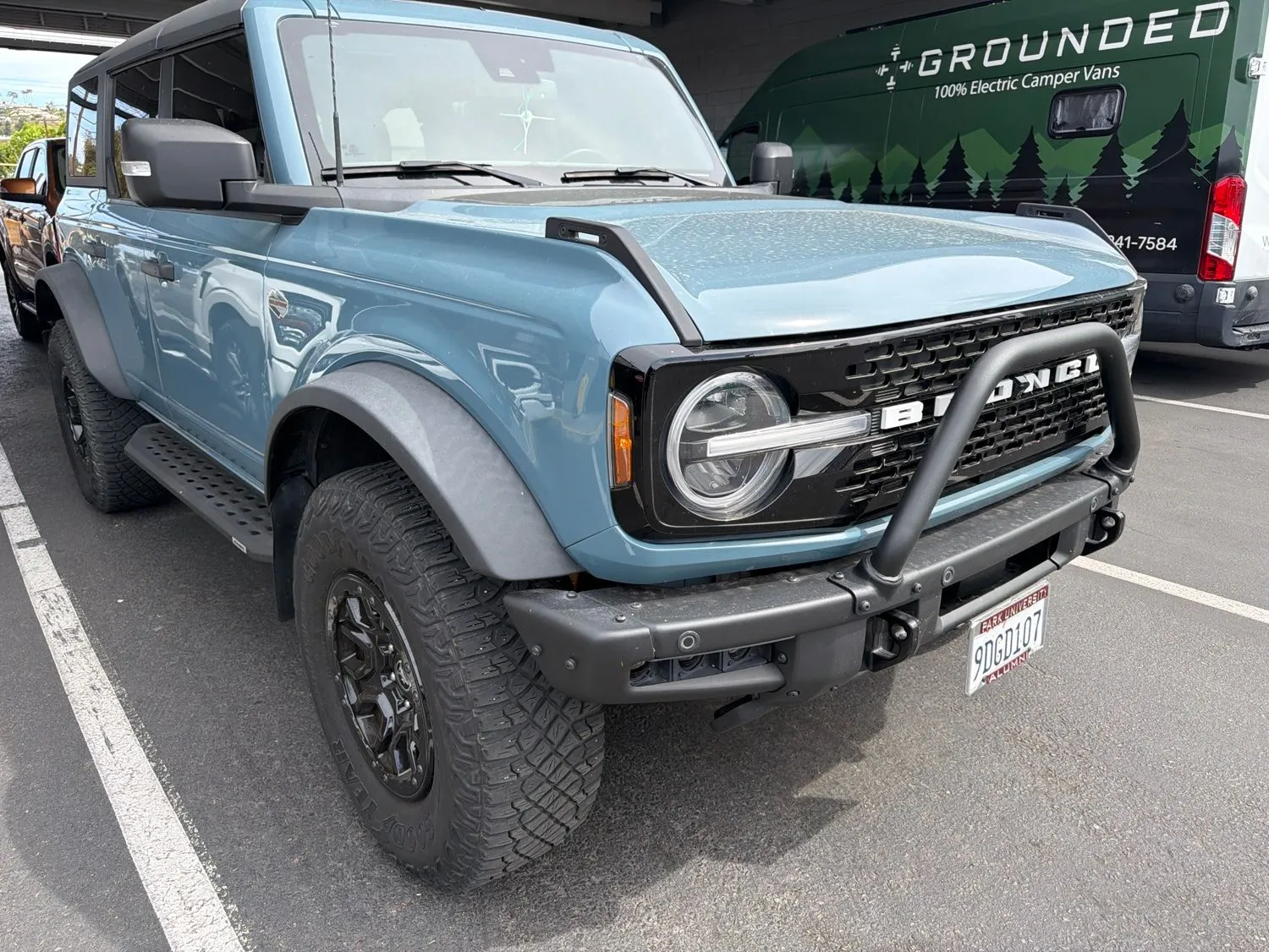 Blue 2022 Ford Bronco Wildtrak for sale in San Diego, CA
