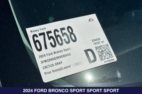Photos of 2024 Ford Bronco Sport Heritage for sale in San Diego, CA at Mossy Ford