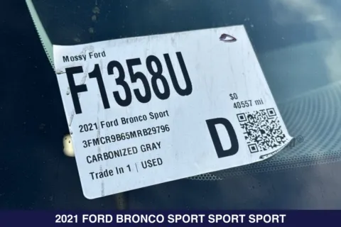 Photos of 2021 Ford Bronco Sport Big Bend for sale in San Diego, CA at Mossy Ford