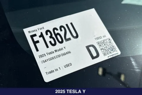Photos of 2025 Tesla Model Y Long Range for sale in San Diego, CA at Mossy Ford