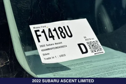 Photos of 2022 Subaru Ascent Limited for sale in San Diego, CA at Mossy Ford