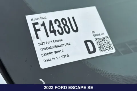Photos of 2022 Ford Escape SE for sale in San Diego, CA at Mossy Ford