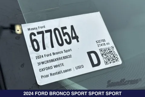 Photos of 2024 Ford Bronco Sport Big Bend for sale in San Diego, CA at Mossy Ford