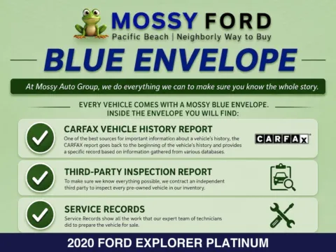 More photos of 2020 Ford Explorer Platinum at Mossy Ford, CA