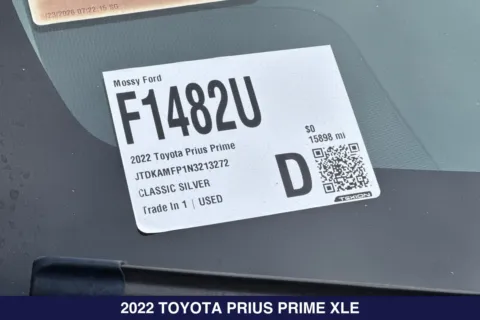 Photos of 2022 Toyota Prius Prime XLE for sale in San Diego, CA at Mossy Ford