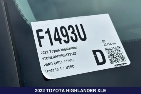 Photos of 2022 Toyota Highlander XLE for sale in San Diego, CA at Mossy Ford
