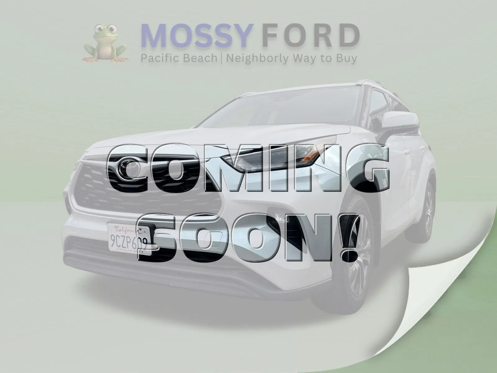 White 2022 Toyota Highlander XLE for sale in San Diego, CA