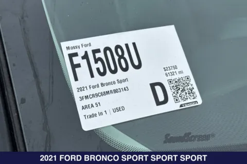 Photos of 2021 Ford Bronco Sport Outer Banks for sale in San Diego, CA at Mossy Ford