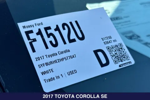 Photos of 2017 Toyota Corolla SE for sale in San Diego, CA at Mossy Ford