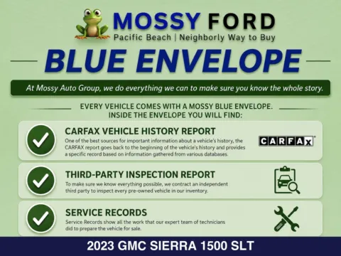 Photos of 2023 GMC Sierra 1500 SLT for sale in San Diego, CA at Mossy Ford
