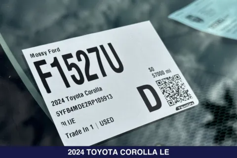 Photos of 2024 Toyota Corolla LE for sale in San Diego, CA at Mossy Ford