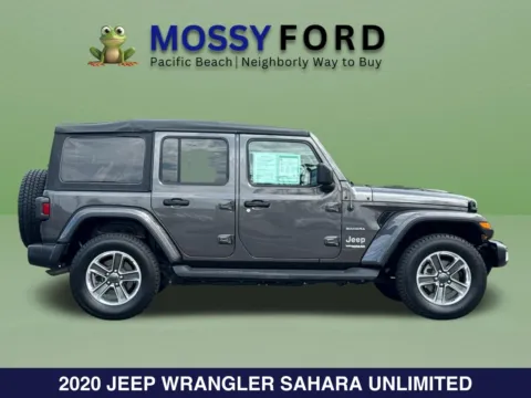 More photos of 2020 Jeep Wrangler Unlimited Sahara at Mossy Ford, CA