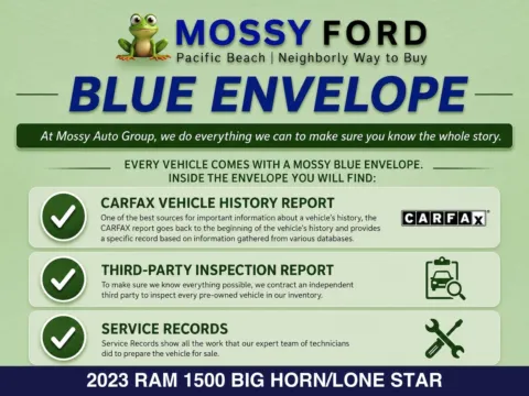 More photos of 2023 Ram 1500 Big Horn/Lone Star at Mossy Ford, CA