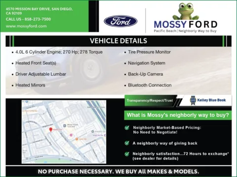 Another view of 2017 Toyota 4Runner TRD Off-Road Premium for sale in San Diego, CA at Mossy Ford