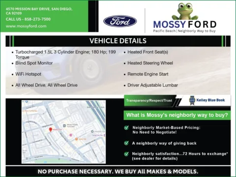 Another view of 2023 Ford Escape Active for sale in San Diego, CA at Mossy Ford