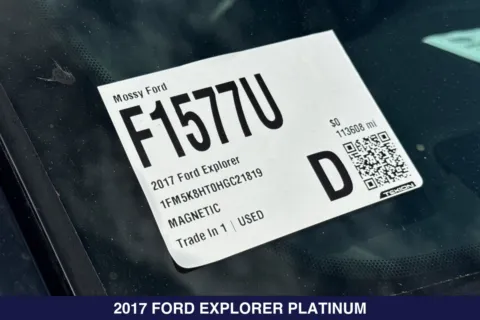 Photos of 2017 Ford Explorer Platinum for sale in San Diego, CA at Mossy Ford