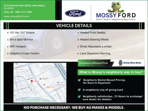 Another view of 2018 Toyota Mirai for sale in San Diego, CA at Mossy Ford