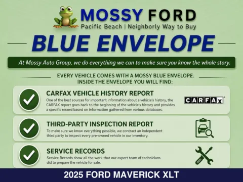 Photos of 2025 Ford Maverick XLT for sale in San Diego, CA at Mossy Ford