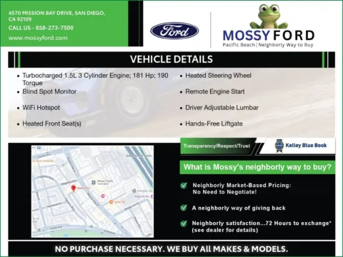 Another view of 2020 Ford Escape SEL for sale in San Diego, CA at Mossy Ford