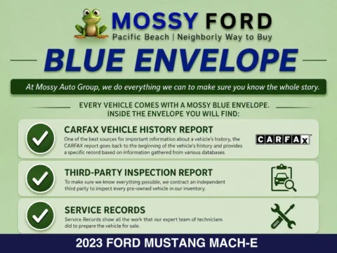 Photos of 2023 Ford Mustang Mach-E Select for sale in San Diego, CA at Mossy Ford