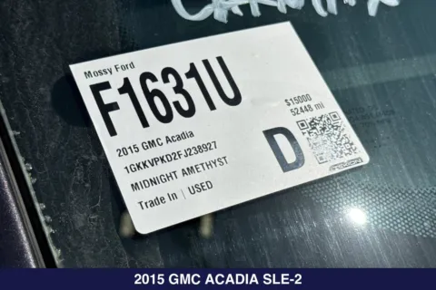 Photos of 2015 GMC Acadia SLE-2 for sale in San Diego, CA at Mossy Ford