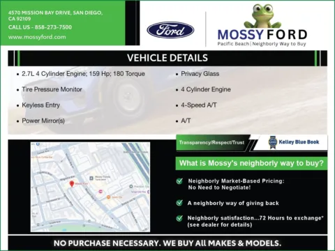 Another view of 2010 Toyota Tacoma for sale in San Diego, CA at Mossy Ford