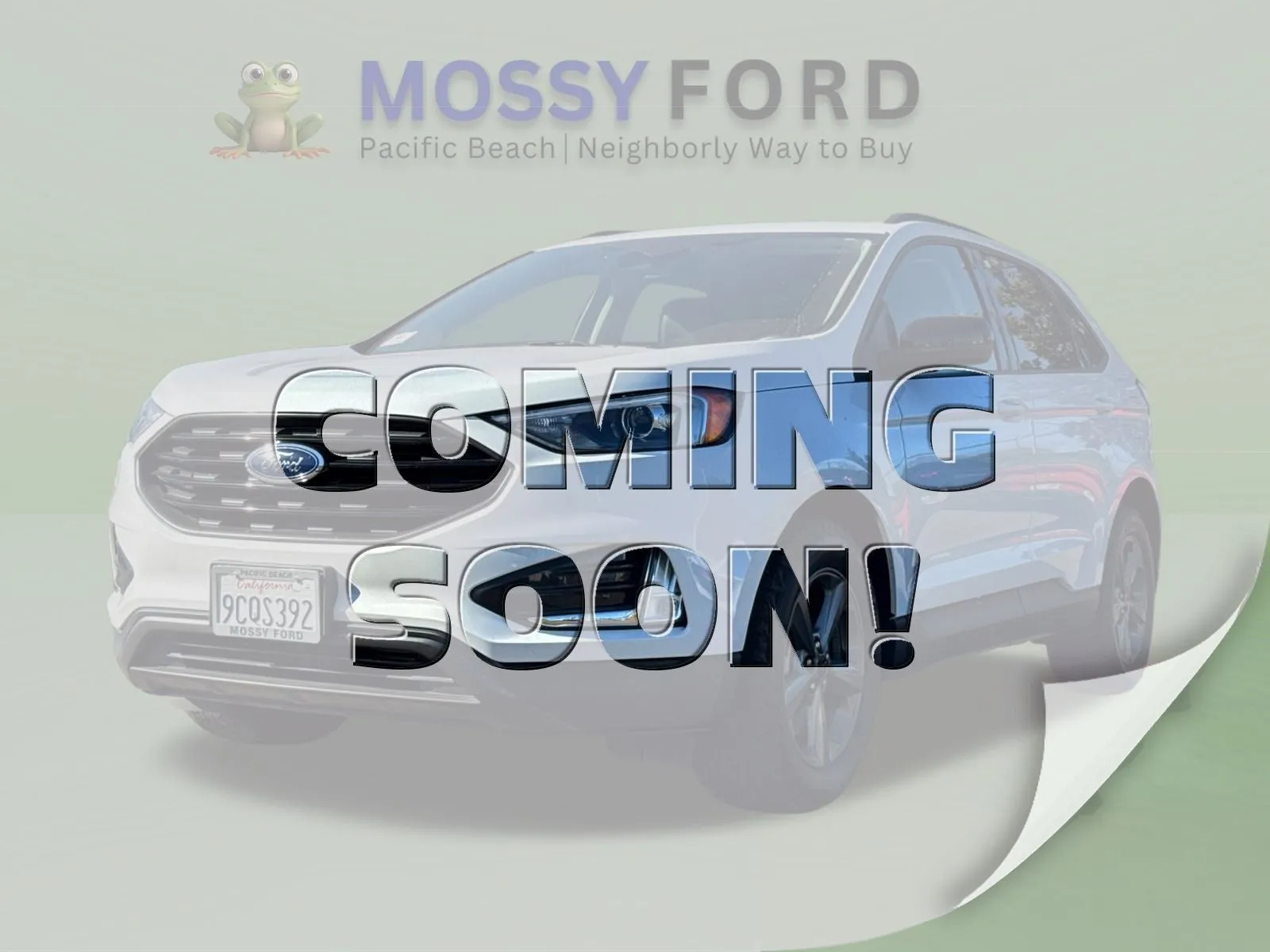 White 2023 Ford Edge SEL for sale in San Diego, CA
