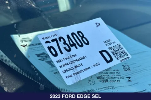 Photos of 2023 Ford Edge SEL for sale in San Diego, CA at Mossy Ford