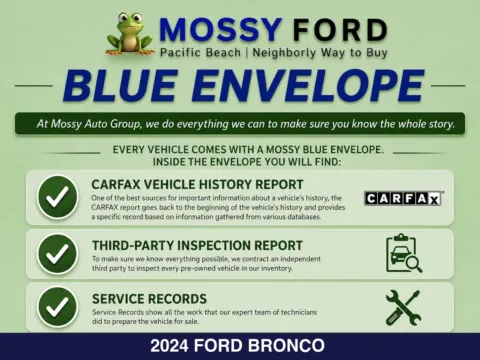 Photos of 2024 Ford Bronco Wildtrak for sale in San Diego, CA at Mossy Ford