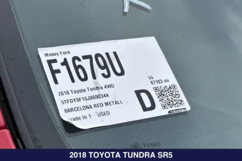 Photos of 2018 Toyota Tundra SR5 for sale in San Diego, CA at Mossy Ford
