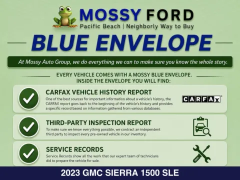 Photos of 2023 GMC Sierra 1500 SLE for sale in San Diego, CA at Mossy Ford