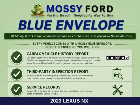 Photos of 2023 Lexus NX 350 Base for sale in San Diego, CA at Mossy Ford